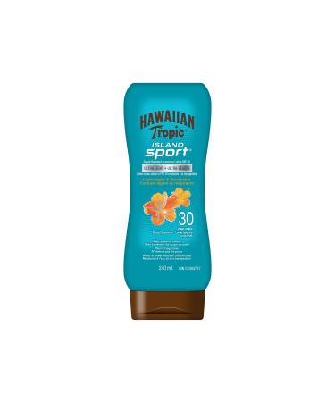 Hawaiian Tropic Island Sport Ultra-light Sport Sunscreen Lotion SPF 30 Broad Spectrum Protection 240mL