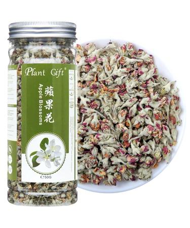 Plant Gift Apple Blossom Flower Tea 50g/1.76oz Apple Health Tea Dried Apple Flower Tea Anti-Acne Freckles