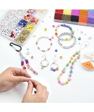 JOJANEAS 28800pcs 2mm Glass Seed Beads Jewelry Making Kit - 24 Colors Bracelet Necklace Ring Set - Buy Online on SooperMarket.com