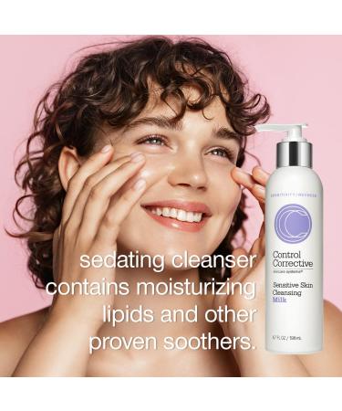 Control Corrective Sensitive Skin Cleansing Milk 6.7 oz - Calming Creamy Cleanser with Soothing Botanical Extracts for Makeup Removal - Buy Online on SooperMarket.com