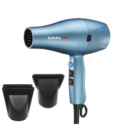 BaBylissPRO Nano Titanium High Power Hairdryer with Built-in Ion Generator and 2 Concentrator Nozzles 1875 watts Powerful AC motor - Buy Online on SooperMarket.com