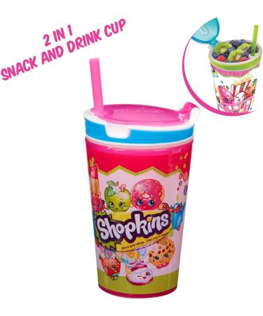 Shopkins Snackeez 2-in-1 Snack and Drink Cup - Convenient Snacking Solution - Buy Online on SooperMarket.com