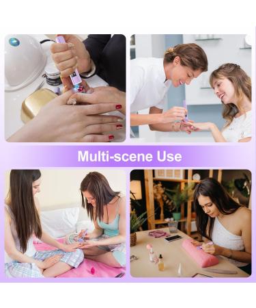 Asimebesty Mini UV Nail Lamp 3W with 2 Timers - Portable Handheld UV Nail Lamp for Gel Nails - LED Screen - Home DIY Nail Art Tool - Buy Online on SooperMarket.com
