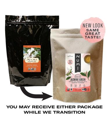 Numi Organic Jasmine Green Loose Leaf Tea - 16 oz Pouch - Buy Online on SooperMarket.com