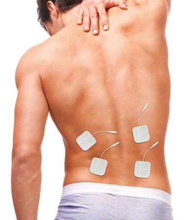 DONECO TENS Unit Pads 2x2 - 48 Pcs Replacement Electrode Patches for Electrotherapy - Buy Online on SooperMarket.com