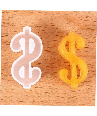 STOBOK 4pcs Silicone Mold Epoxy Resin Silicone Resin Molds Silicone Gummy Molds Diy Sign Mold Crystal White 4.8X4.2CM - Buy Online on SooperMarket.com