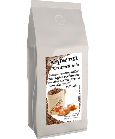 C&T aroma -made - flavored coffee ground - salty caramel 1000 g - private roaster top coffee flavoured coffee caramel salt 1 kg