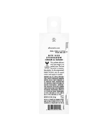E.L.F. Bite Size Eyeshadow Cream & Sugar | 0.12 oz - Vibrant Pigment & Long-Lasting Wear - Buy Online on SooperMarket.com