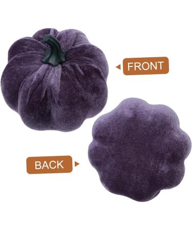 HOMSFOU 10 Pcs Flannel Foam Pumpkin Artificial Pumpkins Bulk Thanksgiving Decor Craft Pumpkins Pumpkin Artificial Faux Pumpkin Decor Fall Decorations Home Party Photo Prop Set Halloween Greyx2pcs 14X12.5X12.5CMx2pcs - Buy Online on SooperMarket.com