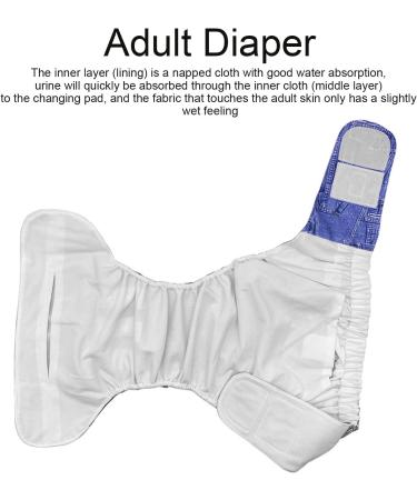 Buy Soft Adjustable Reusable Adult Diapers - Washable Fast-Drying Incontinence Care (Purple) - Buy Online on SooperMarket.com