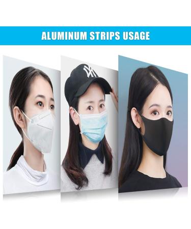 150-Pack Aluminum Nose Bridge Strips for DIY Sewing Masks - Nose Wire for Crafts and Face Masks - Buy Online on SooperMarket.com