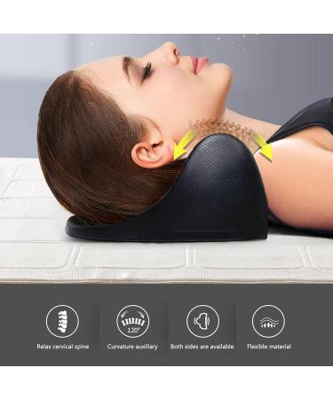 Kuuleyn Cervical Traction Device Multi Effect Synthetic Latex Material Sleeping Curvature Straightens Opposite Arch Repair Neck Stretcher for Home Use Portable Design - Buy Online on SooperMarket.com