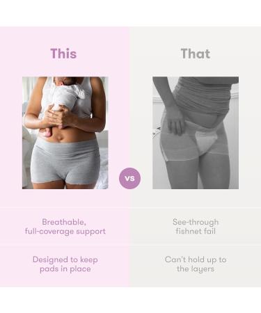 Frida Mom Disposable Postpartum Underwear Grey - Boyshort | Waist 70-107 cm | Grey - Buy Online on SooperMarket.com