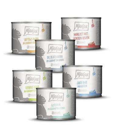 MjAMjAM - delicious meals mix package III for your cat 6 x 200 g mix package 1.2 kg (1 pack)