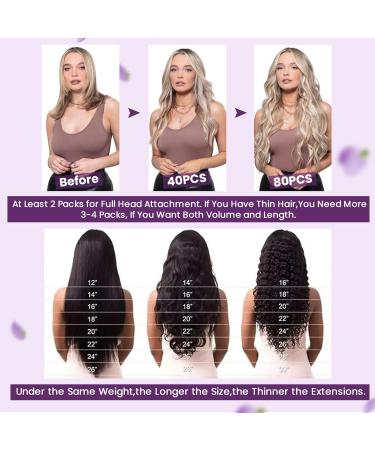 LAAVOO Remy Hair Tape Extensions - Brown Ombre Dark Brown Balayage 45cm | Invisible Skin Weft 50g | 20pcs #4/27/4 - Buy Online on SooperMarket.com