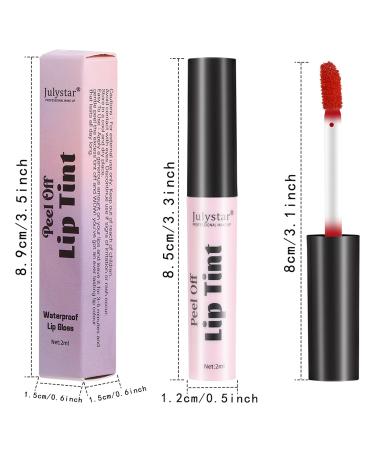 Long Lasting Waterproof Peel Off Lip Stain | Matte Finish Non-Stick Lip Tint for Women - Romance #05 - Buy Online on SooperMarket.com