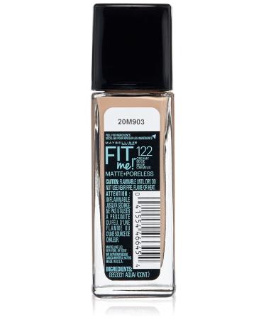 Maybelline Fit Me Matte + Poreless Foundation Creamy Beige 1 Fl Oz - Pack of 1 - Buy Online on SooperMarket.com