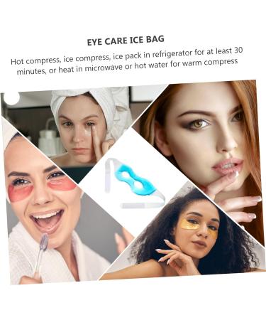 Lurrose Hot and Cold Eye Mask - Disposable Cooling Patches for Sleeping, Portable Ice Pack for Eyes - PVC Eye Cover for Relaxation - Buy Online on SooperMarket.com