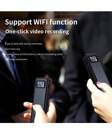 WEIIBDIE Mini WiFi Body Camera with Night Vision and Warning LED - Law Enforcement Video Recorder with Audio and 64G Card for Security Guards - Buy Online on SooperMarket.com