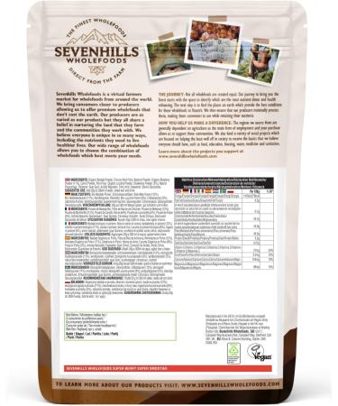 Sevenhills Wholefoods Super Berry Smoothie Powder Blend with Baobab, Chicory Root, and Beetroot 400g - Organic Superfood Blend with Blueberry, Carrot, Lucuma & Strawberry Powder - Beetroot 400g (1 Pack) - Buy Online on SooperMarket.com