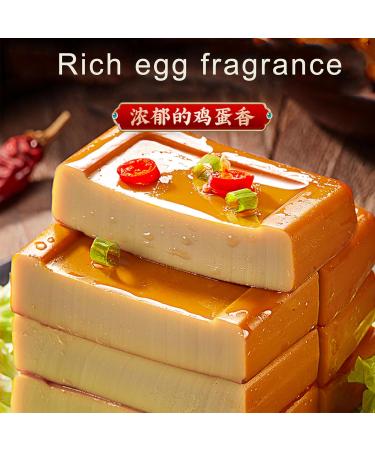 Dried tofu Snack Egg Tofu Delicious Snacks 160g Instant Snack Spicy Strip Vegetarian Dried tofu - Buy Online on SooperMarket.com