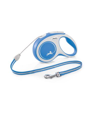 flexi dog leash extendable with soft handle 3 m / 5 m / 8 m / 8 m / 8-20 kg 4000498043035 blue small S (1 pack)