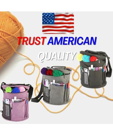 Premium 120pc Crochet Kit for Beginners - Yarn, Hooks, Tools, Storage Bag, Scissors - Purple - Kids & Adults - Buy Online on SooperMarket.com