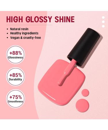 SAVILAND Jelly Gel Nail Polish Set - 30 Translucent Colors | Sheer Matte & Glossy Effects | Perfect for Nail Salons & DIY | Ideal Christmas & Holiday Gift - Buy Online on SooperMarket.com