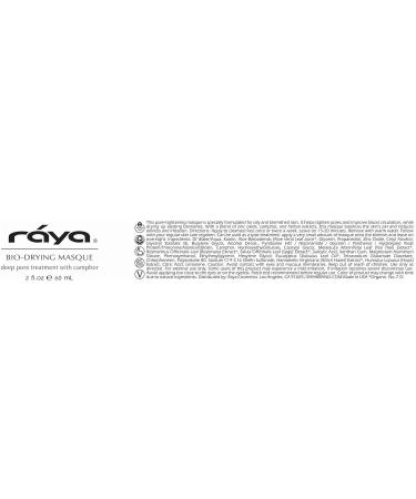 Raya Bio-Drying Masque | Best Facial Treatment Mask for Oily & Acne-Prone Skin | Minimizes Pores Reduces Oil | International Shipping Available - Buy Online on SooperMarket.com