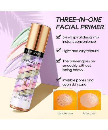 FREEORR Color Correcting Pore Primer SPF 50 - Oil Control Tone Correcting Face Base for Redness & Invisible Pores - Buy Online on SooperMarket.com