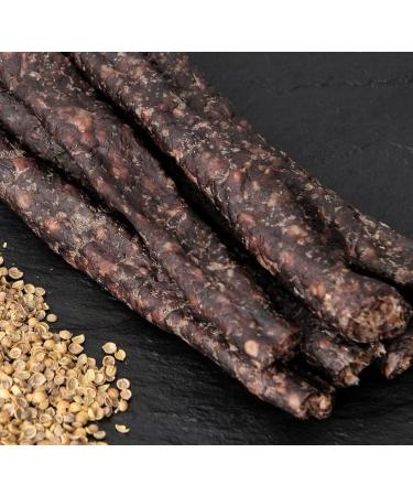 500g Natural Spicy Beef Droewors by The Biltong Company - High Protein & Keto Diet Approved - Buy Online on SooperMarket.com