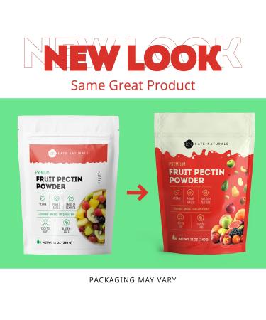 Kate Naturals Fruit Pectin for Canning Jam & Jelly - 12oz | 100% Natural Vegan Powder for Gummies, Jellies & Marmalades with Fiber - Buy Online on SooperMarket.com