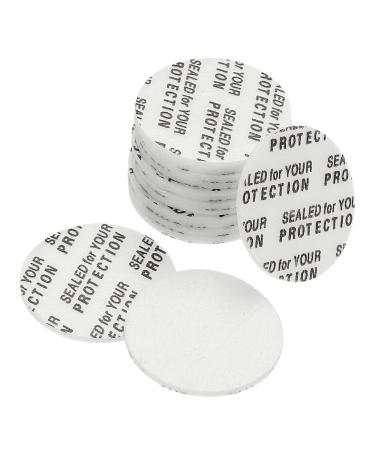 PATIKIL 20mm/0.79" Foam Lid Liner 100Pack PS Foam Resistant Tamper Pressure Sensitive Seal for Bottle Cap Liners Seals