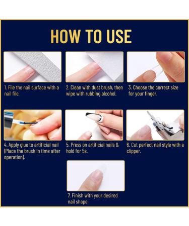 Valitic Nail Glue & Strengthener for Acrylic/Press On Nails - Quick Dry Brush On Gel, Long Lasting & Adhesive Bond for False Nails - Nail Strengthener for Tips - 0.33oz, 1 Pack - Buy Online on SooperMarket.com