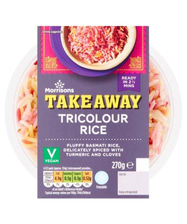 Morrisons Takeaway Tricolour Rice 270g