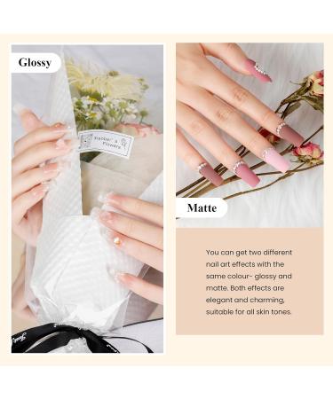 VANREESA Gel Nail Polish Set - 21 Colors Pink Nude Red Brown Glitter Classic Soak Off UV Gel Kit with Base Top Coat | Nail Art Gifts for Women - Dazzling Declining Sun - Buy Online on SooperMarket.com