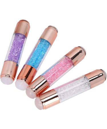 4-Piece Nail Stamper Set with Silicone Stamp Pens for Manicure Art - Double Ended Design with Nail Seal Plate for Home and Salon Use - Buy Online on SooperMarket.com