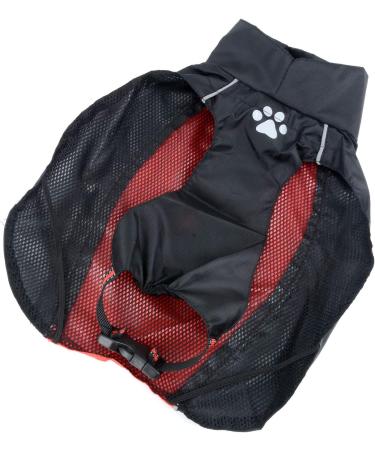 Ranphy Waterproof Dog Jacket for Medium & Large Dogs - Reflective Breathable Ultra-Light Rain Cover - Abdominal Protection for Dachshunds & Labradors (7XL 85cm Chest) - Buy Online on SooperMarket.com