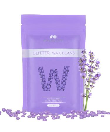 Waxxcity Hard Wax Beads 1lb - Lavender Scented | Premium Hair Removal Wax - Buy Online on SooperMarket.com