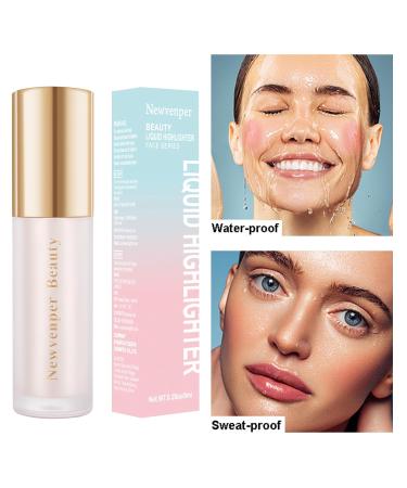 Highlighter Stick with Brush | Long-lasting Creamy Liquid Highlighter for Cheeks - 8ml (1 Pack) - Buy Online on SooperMarket.com