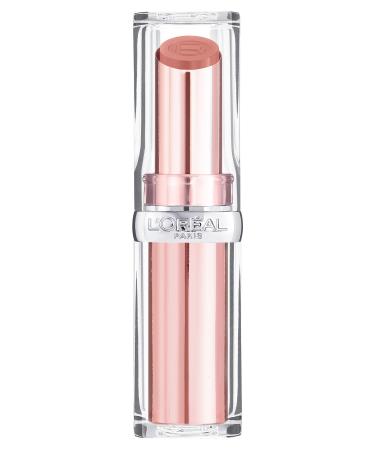 L'Oreal Paris Lipstick Balm-In-Lipstick Keep Lips Hydrated and Smooth Natural-Looking Shiny Finish Glow Paradise 642 Beige Eden 642 Beige Eden 1 Count (Pack of 1)