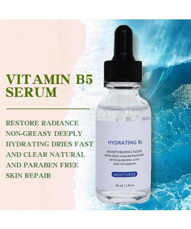 B5 Face Serum Hyaluronic Acid Anti Wrinkle Aging Facial Serum With Vitamin B5 Improve Rough Skin Ultra-Hydrating Ultra-Repairing Formula B5 Serum Concentrate 30ml - Buy Online on SooperMarket.com