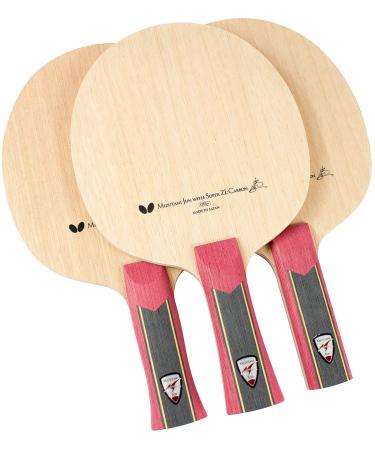 Butterfly Mizutani Jun Super ZLC Blade - Professional Butterfly Table Tennis Blade - ZL Carbon Fiber Blade - Available in AN, FL, and ST handle styles - Made in Japan FL handle