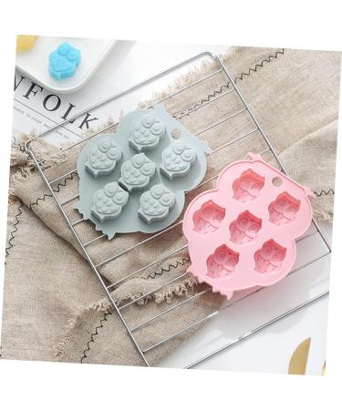 Ciieeo 2pcs Silicone Mold Clay Molds Handmade Making Mold Candy Trays Pan Cookie Baking Molds Muffin Cupcake Mold Animal Baking Spring Silicone DIY Silica Gel Chocolate Mold Self Made 12.7x10.7x1.7cm Blue - Buy Online on SooperMarket.com