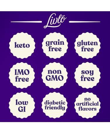 Livlo Keto Blueberry Scones Baking Mix with Real Blueberries | 9.5 oz - Buy Online on SooperMarket.com