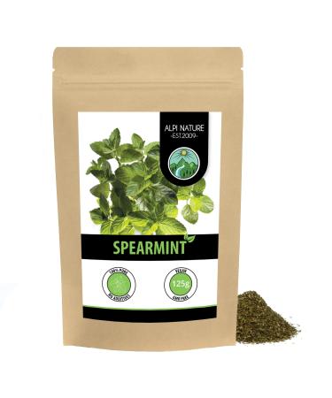 Nana Mint (125g 4.4 oz) Spearmint Cut Gently Dried 100% Pure and Natural for The Preparation of Tea Moroccan Mint Herbal Tea 125 GR
