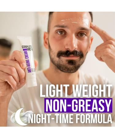 Best Anti-Aging Face Cream for Men | Night Moisturizer for Fine Lines & Wrinkles | Natural Skin Care Treatment - Buy Online on SooperMarket.com