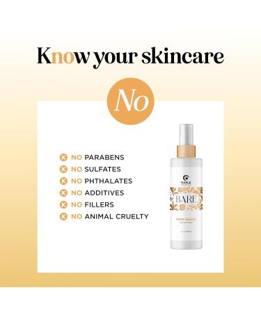 Bare After Shave Mist for Women - Soothing Razor Bumps & Ingrown Hair Treatment for Pubic Area Legs & Underarms - Calming Shave Spray with Witch Hazel Echinacea & Aloe - Buy Online on SooperMarket.com