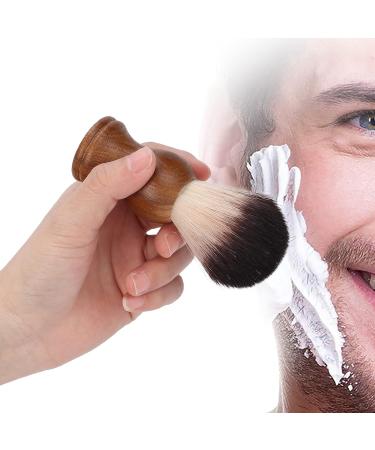 Professional Shaving Brush with Wooden Handle - Perfect for Home Hair Salons & Men s Grooming - Buy Online on SooperMarket.com