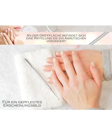 Cuticle Pusher with Sharp Spoon & Gouge - Precision Nail Care Tool for Perfect Manicures | International Shipping Available - Buy Online on SooperMarket.com